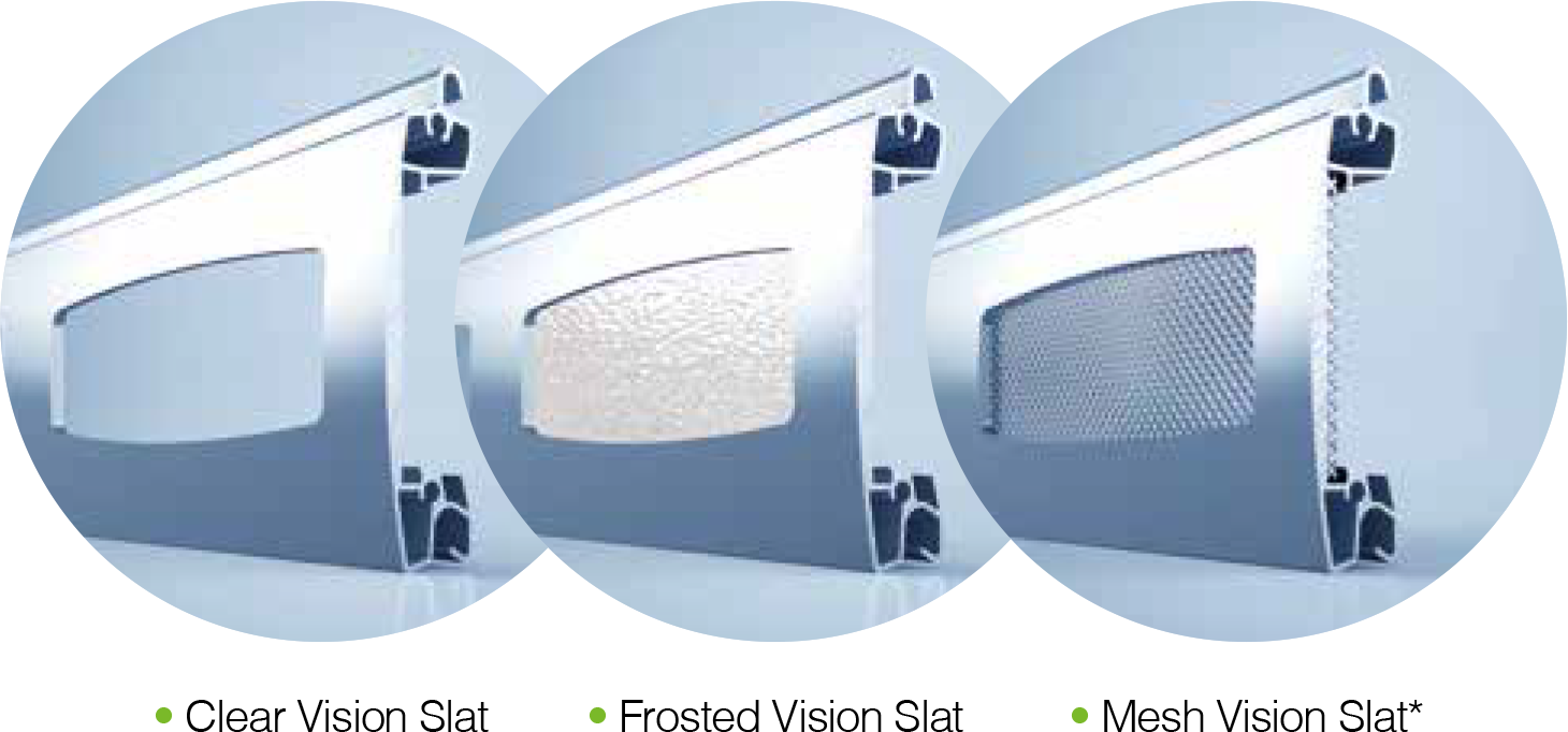 Rolladoor - Option Extra Vision Slats